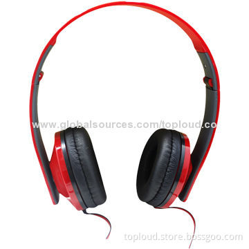 Adjustable headphones with assorted colors for option